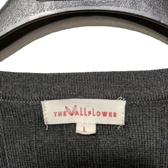 WALLFLOWER Oversized Fringe Wool Sweater L - Picture 3 of 8